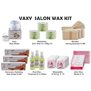 Wax Warmer, Professional Portable Electric Hair Removal Kit Adjustable Temperature waxing Heater Melting Pot with… - Image 2
