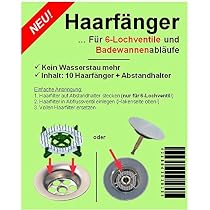25 Stück Haarfänger Für Duschrinne & Waschbecken - Einweg-Sieb Inkl. Ablaufschlange Für Badewanne (weiß, Groß)