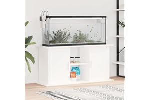 Rantry Mobili Supporto per Acquario 121x41x58 cm in Legno Multistrato Bianco, Mobili per Casa Interno Esterno Soggiorno Camera da Letto