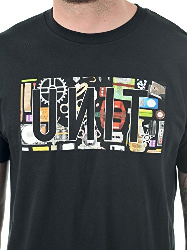 Unit T-Shirt Reset Consume Schwarz Schwarz