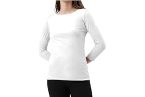 BODYWEAR LTD - Woman's Long Sleeve Round Neck T-Shirt Top - Stylish and Versatile - Casual Wear - Relaxed Fit - Everyday Comfort - Perfect Wardrobe Essential for All Seasons