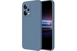 HONLEN Funda Compatible para Redmi Note 12 Pro+ 5G / Redmi Note12 ProPlus Case, (6.67" Inches) Líquida TPU Silicona Cover con Anti-Rasguño, Cáscara Suave Cubierta Lavanda Gris