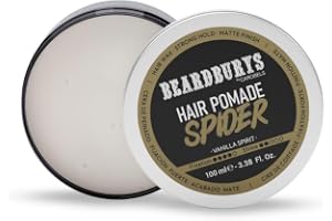 Beardburys Spider Hair Pomade Wax for Men, Strong Hold, Texturizing 100ml