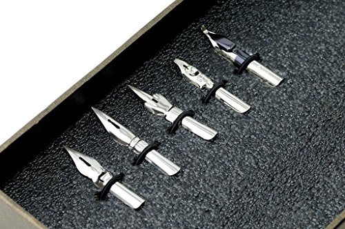 Antike Eulenfeder Metallüberzogener Stift Schreibfeder PA-10 - 4
