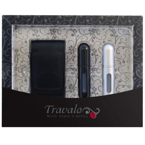 Travalo Fragrance Vaporisateur Gift Set 2 x Travalo Sprays + Carry Case (Black)