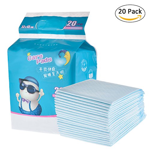 Preisvergleich Produktbild 30 pcs Baby windelwechsels Pads Wasserdicht Atmungsaktiv Einweg Unterlagen Saugen Flüssigkeiten tragbar Matratze auslaufsicher Inkontinenzeinlage für Erwachsene, Kind, oder Haustiere von Pueri