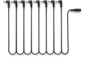 Alnicov 8-drożny przewód zasilający do gitary do pedałów efektów gitarowych