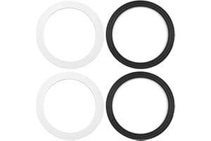 Laroal 4 juntas tóricas de goma para fregadero, 110 mm de diámetro, arandela de silicona para drenaje de cocina y baño