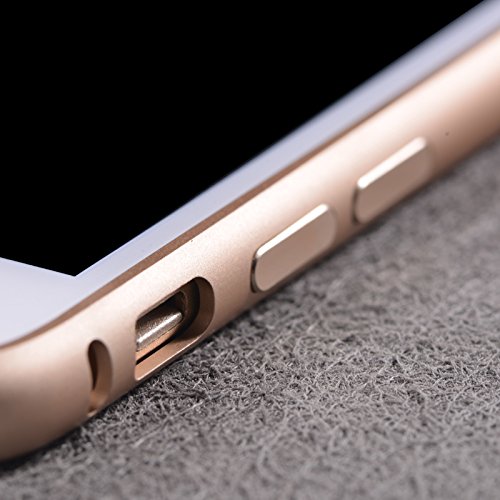 Original Binli Aluminium iPhone 6 / 6s Bumper Schutzhülle Hülle Hard Cover Back Case Tasche – von OKCS in Spacegray Grau - 5
