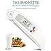 Produktbild Oummit Digital Fleisch Thermometer Küchenthermometer Haushaltsthermometer Kochthermometer Ofenthermometer mit magnetischer Befestigung, ° C/° F umschaltbar,ideal für Küche,Grill,Süßigkeiten.