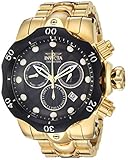 INVICTA Venom Herren-Armbanduhr Armband Edelstahl Gold Schweizer Quarz 23892