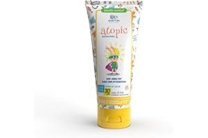 Babyton Baby & Kids Mineral Sunscreen SPF Protection – Natural & Organic Sun Cream for Sensitive Skin -Daily, Sport & Atopic Variants – No Parabens or Sulfates (Atopic)