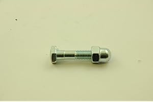 bankrupt_bike_parts CHOPPER ERA SEAT POST BOLT, SADDLE PIN BOLT 40mm x 8mm CHROME DOMED ACORN NUT