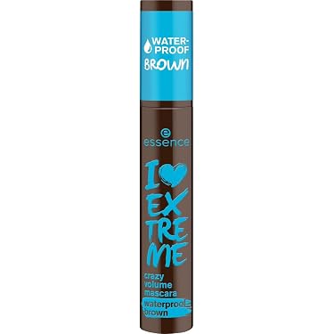 essence I LOVE EXTREME crazy volume mascara waterproof brown 01