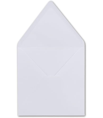 100 Quadratische Briefumschläge 13x13 Cm – Tannengrün, Feuchtklebend, 120 G/m²