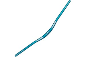 UPANBIKE φ31.8mm MTB bicicleta de montaña bicicleta extra largo manillar 720mm Riser Bar (720mm, azul)