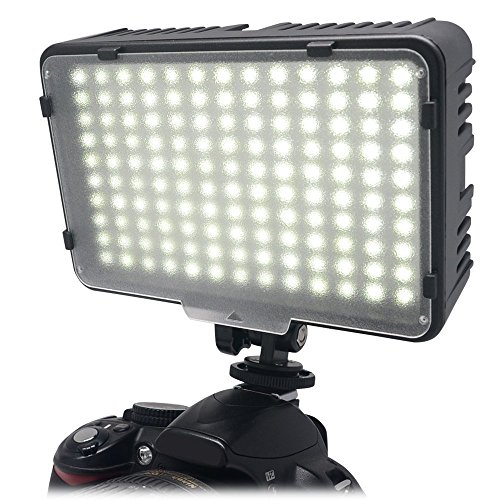 Mcoplus   Flash a 130 ampoules LED Ultra haute puissance pour appareil photo numerique Canon  Nikon  Pentax  Panasonic  Sony  Samsung et Olympus Digital SLR Cameras