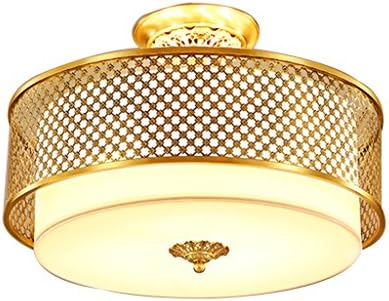 YMXLJF Ceiling Lighting Copper European copper ceiling lanterns copper ceiling lights Chandelier