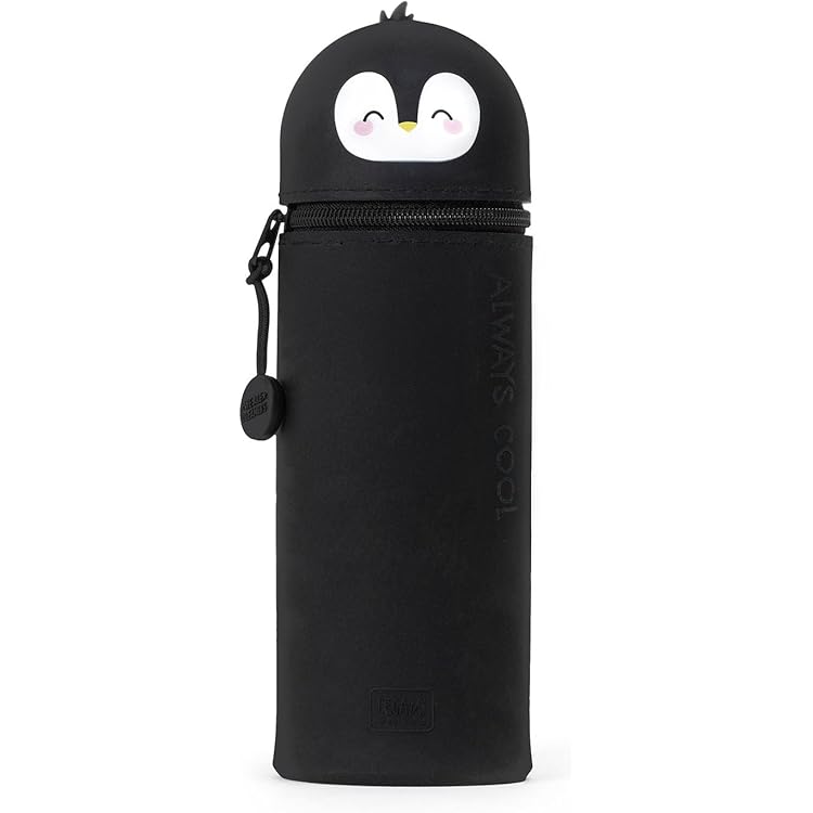 ZORTVUL Kawaii Pennenetui voor school, 2-in-1 van zachte siliconen