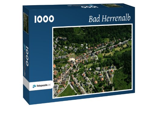 Preisvergleich Produktbild Bad Herrenalb - Puzzle 1000 Teile mit Bild von oben