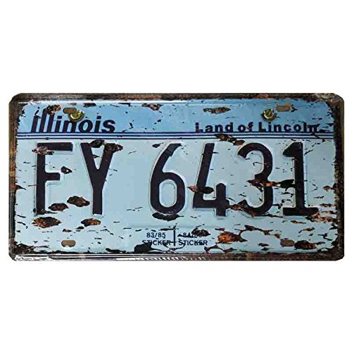 Preisvergleich Produktbild Arcam Blechschild Illinois fy6431