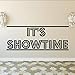 Price comparison product image Cmhai Cinema Design Wall Decal It's Showtime Movie Vinyl Wall Poster Play Game Room Wall Art Mural Home Theater Decoration 57 * 22Cm