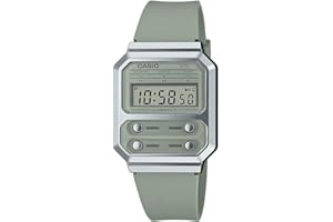 Casio Vintage Uniseks Digital Zegarek, Zielony, Ø 33 mm