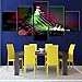 Produktbild Pmhhc Dekoration Leinwand Malerei 5 Stücke Schmetterling Hd Druckt Tier Wandkunst Modulare Wohnzimmer Bilder Kunstwerk Poster-30X40/60/80Cm,Without Frame