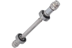 VGEBY Axle Hub Adapter to 9mm Quick Release Skewers Adapter Conversion for 100mm Mountain Bike Front Rear Wheel((Rear) axle +6000 bearing)