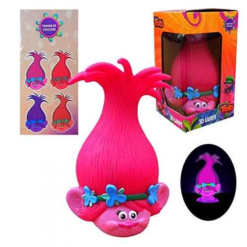 Dreamworks Trolls 3D Lampe Poppy - 3