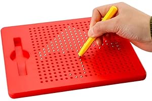 Bohrma Juego de imanes para niños - Pizarra de dibujo magnética, pizarra mágica para niños, tablero de dibujo mágico, juego magnético, bolígrafo bola de acero, tableta magnética, regalos