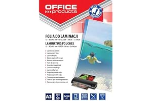 Officiella produkter 20325625-90 lamineringsfolie A3, 2 x 100 mikron glänsande, 100 stycken