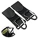 NUOLUX Pram Clip Pushchair Stroller Metal Hanging Clip Hooks 2pcs (Black)