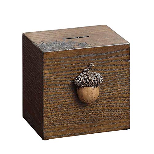 Preisvergleich Produktbild ROLLGGY Desktop-Dekoration, Sparschwein, Sparschwein, Sparschwein, Sparschwein, Holz, Geburtstagsgeschenk, Home Decoration