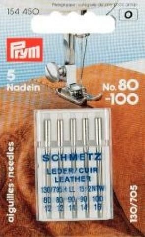 Maschinennadeln, Leder, 130/705, 80-100, 5St.