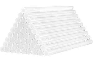 Relota 90 piezas Pegamento Termofusible 11 x 200mm, Barras de Pegamento Caliente Transparente para Pistola de Pegamento Caliente, barras de silicona para Bricolaje, Sellado y Fijación