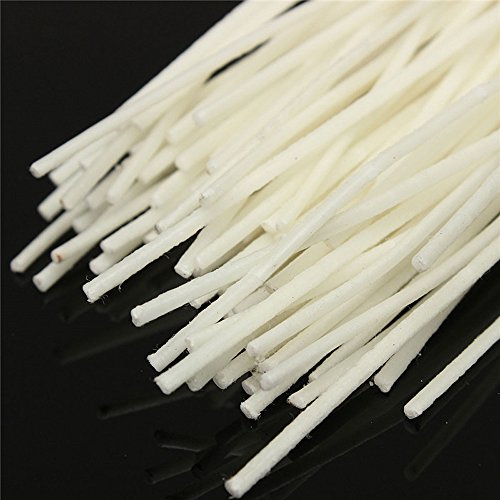 asentechuk® 100 Stück/Pack, weiß Kerzendocht Baumwolle Core gewachst sustainers DIY Kerzen herstellen Zubehör 15 cm weiß - 4