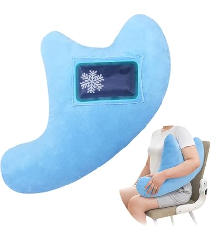 Coussin Repose-bras Pour Canapé - Mousse Haute Densité, Housse Lavable - 50x15x15 Cm - Bleu