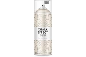 ‎CL COSMOS LAC CL COSMOS LAC Kreidefarbe Spray Chalk Effect - hochwertige chalky Kreidesprühfarbe Farbspray - Spray Paint Farbe (Cream)