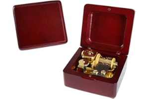 Sinzyo Game of Thrones Scatola Musicale Vintage in Legno Movimento Natale San Valentino Regalo di Compleanno (Scatola di Legno Rossa)