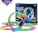 Produktbild Rolytoy VraiJouet Twister Tracks, 246Pcs 360 Loop Glow Flexible Autorennbahn mit Brücke, Verkehrszeichen, Y-Gabeln, Puppe, LED-Lichtzug mit Musik Fantastic Spielset für Kinder