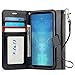 Produktbild J & D Kompatibel für Galaxy A9 2018 Leder Hülle, [Handytasche mit Standfuß] [Slim Fit] Robust Stoßfest PU Leder Flip Handyhülle Tasche Hülle für Samsung Galaxy A9 (Release in 2018) Hülle - Schwarz
