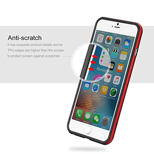 Funda ROCK Royce iPhone 6 6s Case Netted Texturizado Doble Capa Dos Colores Apple Logo PC TPU Agujero Honda Tel fono Caja Caso para Apple iPhone 6 6s 4 7 inch - Rojo reviews Funda ROCK Royce iPhone 6 6s Case Netted Texturizado Doble Capa Dos Colores Apple Logo PC TPU Agujero Honda Tel fono Caja Caso para Apple iPhone 6 6s 4 7 inch - Rojo