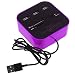 LipiWorld 3 Ports USB 2.0 HUB Multi-card Reader for Sd/mmc/m2/ms Mp-All in One - (Purple) RS.349.00