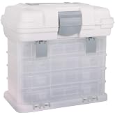 Rayher sorting box / carrying box with 4 assortment boxes + 1 lid compartment with carrying handle 27.5 x 17.5 x 26 cm for sorting and organising storage box 39574000.