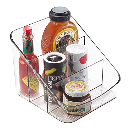 InterDesign Linus Caja para cocina organizador de pl stico con 3 compartimentos organizador de condimentos y envases transparente reviews InterDesign Linus Caja para cocina organizador de pl stico con 3 compartimentos organizador de condimentos y envases transparente