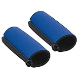 Ossenberg Neoprene Comfortable Crutch Handle Pads with Zipper - Blue