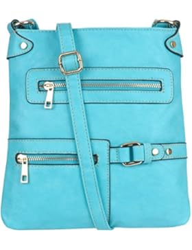 Piper Frauen Faux Leder Bote Damen Schulter Tasche