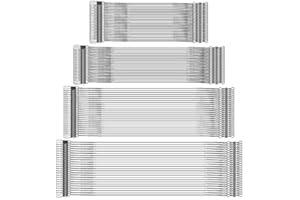 Towviy 100 Stück Stahlvorfächer Raubfisch Stahlvorfächer Angeldraht Vorfächer mit Karabiner Wirbel Praktisches Angelzubehör Stahl Angeln Vorfach Hecht Angelschnur Vorfach für Raubfische (4 Arten)