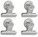 Produktbild MAUL 2184096 Papierklammer Briefklemmer 40mm mit Magnet nickel (4er Pack)